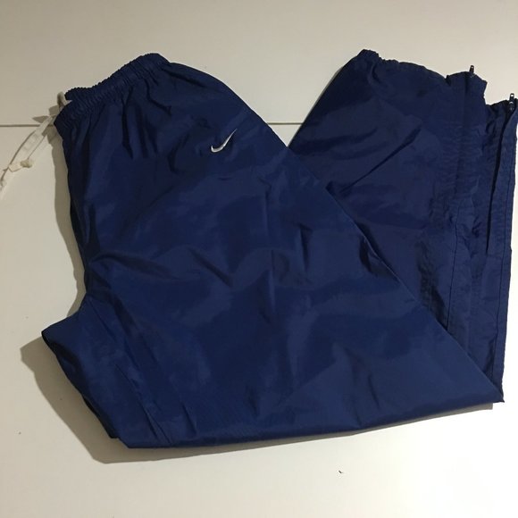 Nike Other - Nike Mens XL Blue Wind Rain Pants Mesh Lined